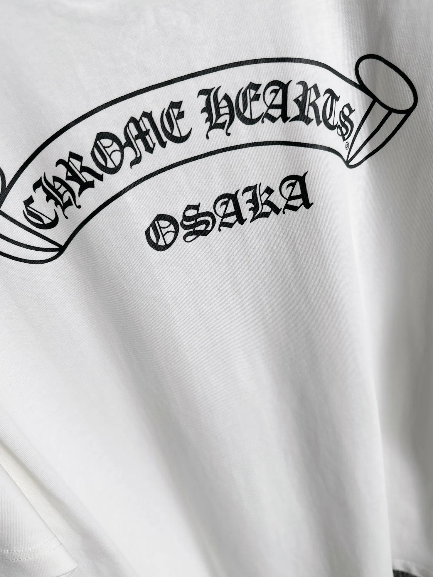 Chrome Hearts 2026New Arrival logo Same Style t 100％ 32 ：White Size：XS S M L